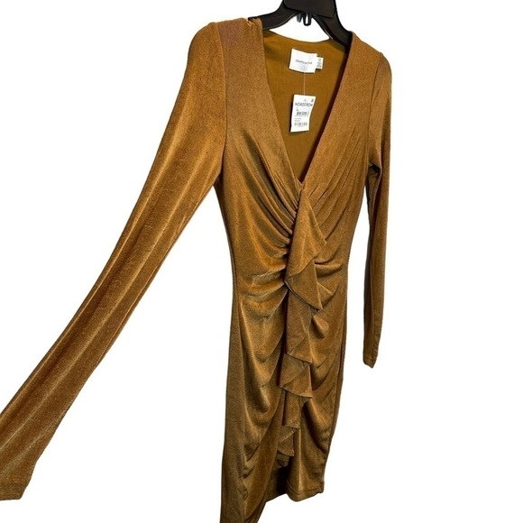 Significant Other Katie Mini Dress in Bronze AU 6 US 2 New - Picture 5 of 8